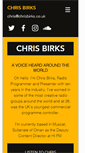 Mobile Screenshot of chrisbirks.co.uk